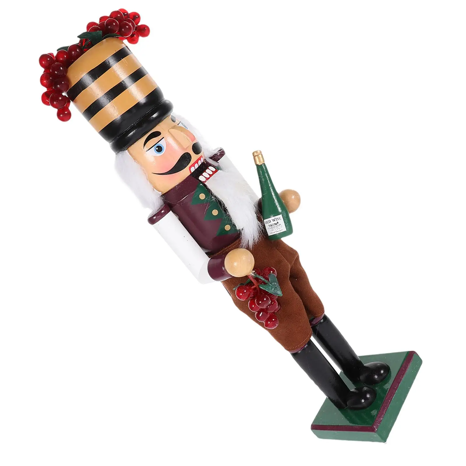 Wooden Nutcracker nament Christmas Gift Xmas Decor Home Miniature Model Practical Texture Unique Design Festival Cheer
Wooden Nutcracker nament Christmas Gift Xmas Decor Home Miniature Model Practical Texture Unique Design Festival Cheer