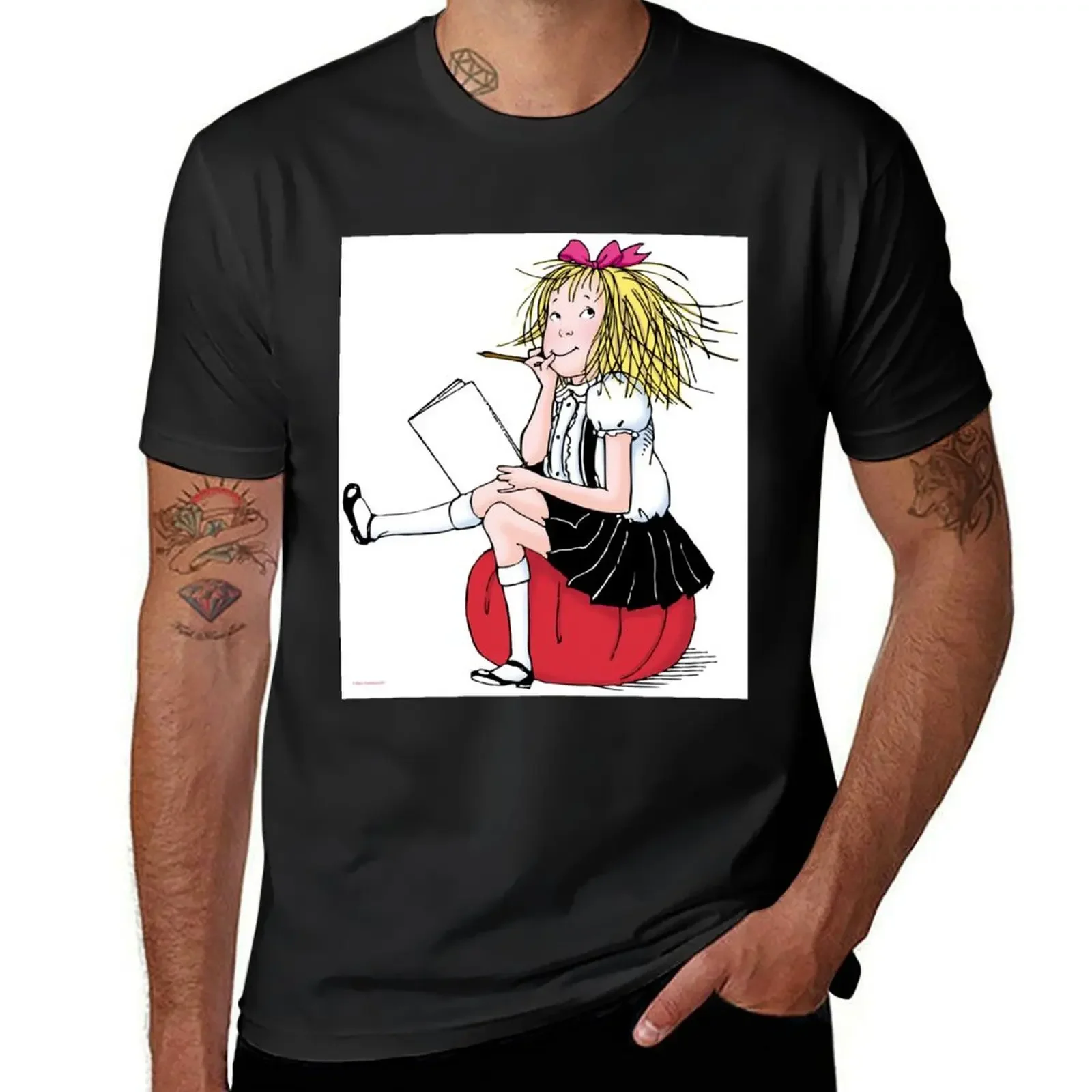 Eloise thinking about what to write T-Shirt summer top luxury clothing labubu funny meme t-shirts mens graphic t-shirts anime
Eloise thinking about what to write T-Shirt summer top luxury clothing labubu funny meme t-shirts mens graphic t-shirts anime