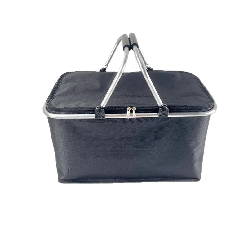 Outdoor Foldable Handbasket Car Aluminum Film Insulation Box Large Capacity Insulation Fast Food Shopping Basket Picnic Bag
Outdoor Foldable Handbasket Car Aluminum Film Insulation Box Large Capacity Insulation Fast Food Shopping Basket Picnic Bag