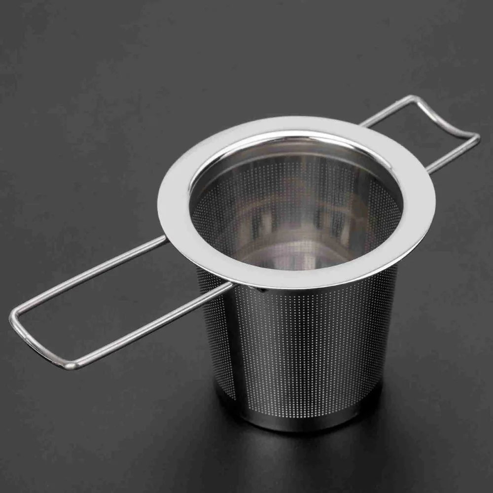 Stainless Steel Mesh Tea Infuser Extended Handle Safe Hygienic Tea Strainer Easy to Wash Extra Fine Filter
Stainless Steel Mesh Tea Infuser Extended Handle Safe Hygienic Tea Strainer Easy to Wash Extra Fine Filter