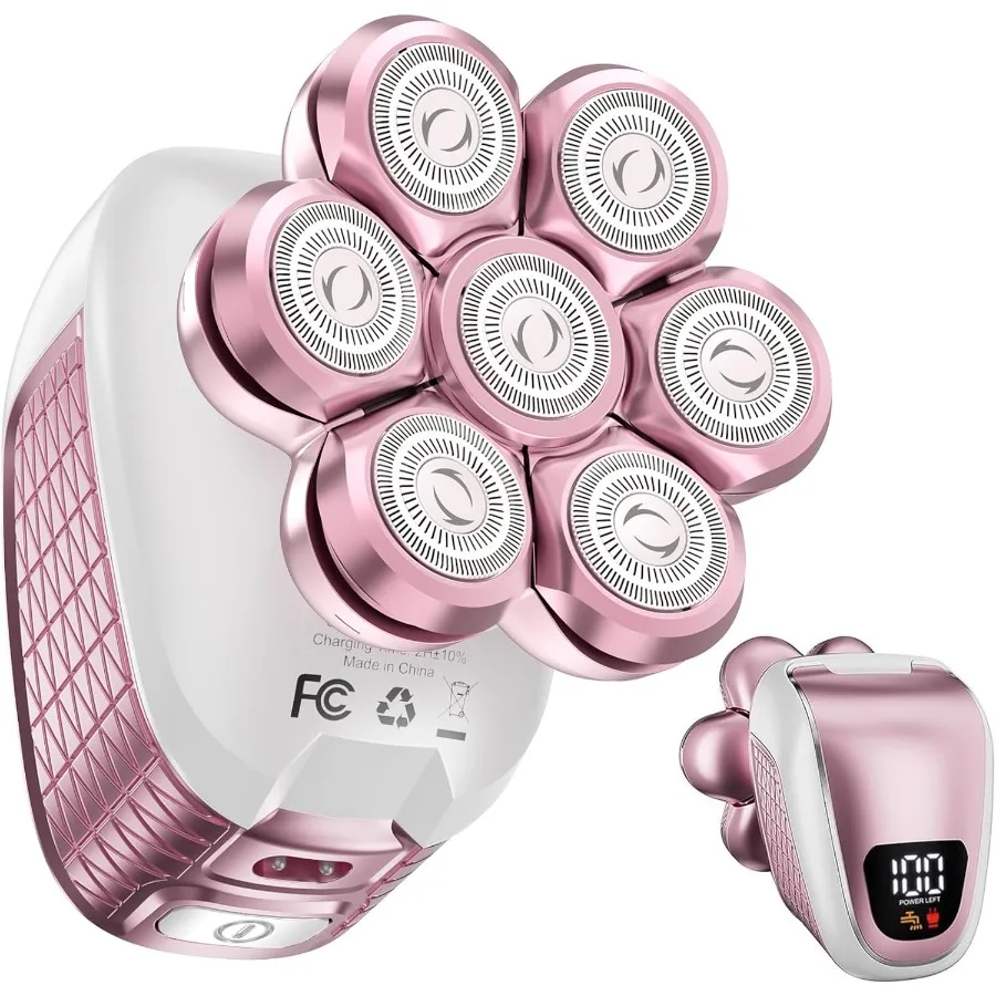 5-in-1 Electric Razors for Women Legs Rechargeable Body Shaver Waterproof Wet Dry Hair Remover - Trimmer for Lady Face Underarm
5-in-1 Electric Razors for Women Legs Rechargeable Body Shaver Waterproof Wet Dry Hair Remover - Trimmer for Lady Face Underarm