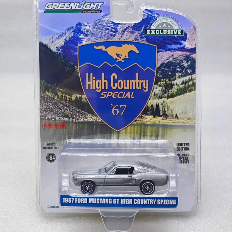 Литой под давлением Greenlight, масштаб 1:64, 1967, Mustang GT, высокая страна, специальный лак, сплав, имитация модели автомобиля, статическая коллекция
Литой под давлением Greenlight, масштаб 1:64, 1967, Mustang GT, высокая страна, специальный лак, сплав, имитация модели автомобиля, статическая коллекция