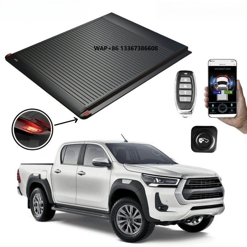 Electric Automatic Roller Shutter Lid Retractable Rear Tonneau Cover Roll up Waterproof Back Bed Covers
Electric Automatic Roller Shutter Lid Retractable Rear Tonneau Cover Roll up Waterproof Back Bed Covers