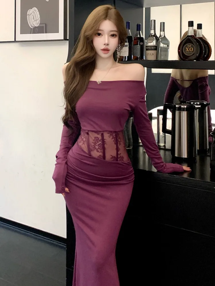 Pure Desire Сексуальная длинная юбка из волокна с сеткой на одно плечо, женская облегающая юбка с высокой талией, осенняя длинная юбка...
Pure Desire Сексуальная длинная юбка из волокна с сеткой на одно плечо, женская облегающая юбка с высокой талией, осенняя длинная юбка...