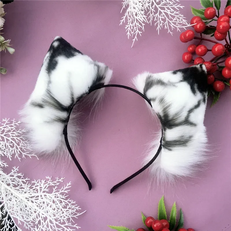 5 Colors Lovely Hand Work Cosplay Cat Wolves Hair Hoop KC Simulation Plush Animal Cat Ears Lolita Headwear
5 Colors Lovely Hand Work Cosplay Cat Wolves Hair Hoop KC Simulation Plush Animal Cat Ears Lolita Headwear