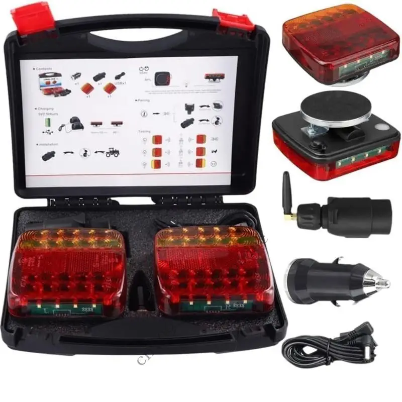 0XXC LED Wireless Trailer Towing Lights Trailer Lamp Tail Lights for Truck
0XXC LED Wireless Trailer Towing Lights Trailer Lamp Tail Lights for Truck