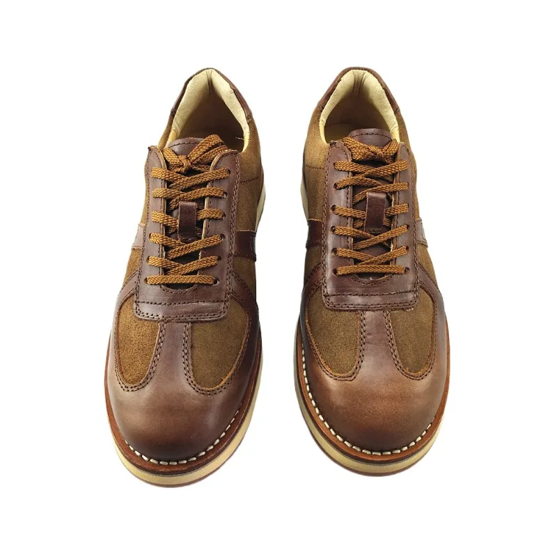 Handmade Vintage Men Work Shoes Genuine Leather Lace-up Outdoor Hiking Casual Shoes Non-slip Wear-resistant Training Shoes
Handmade Vintage Men Work Shoes Genuine Leather Lace-up Outdoor Hiking Casual Shoes Non-slip Wear-resistant Training Shoes