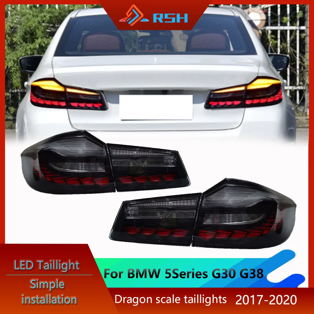 Taillight Assembly For BMW 2017-2020 5 Series G30 G38 Modified Dragon Scale LED Driving Light Dynamic Water Rear Lamp
Taillight Assembly For BMW 2017-2020 5 Series G30 G38 Modified Dragon Scale LED Driving Light Dynamic Water Rear Lamp