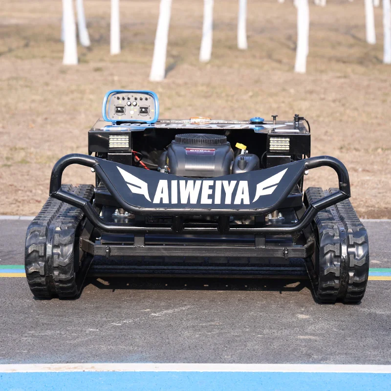 Customized tracked remote-controlled lawn mower, all-terrain zero-turn mulching machine, agricultural orchard grass trimmer
Customized tracked remote-controlled lawn mower, all-terrain zero-turn mulching machine, agricultural orchard grass trimmer