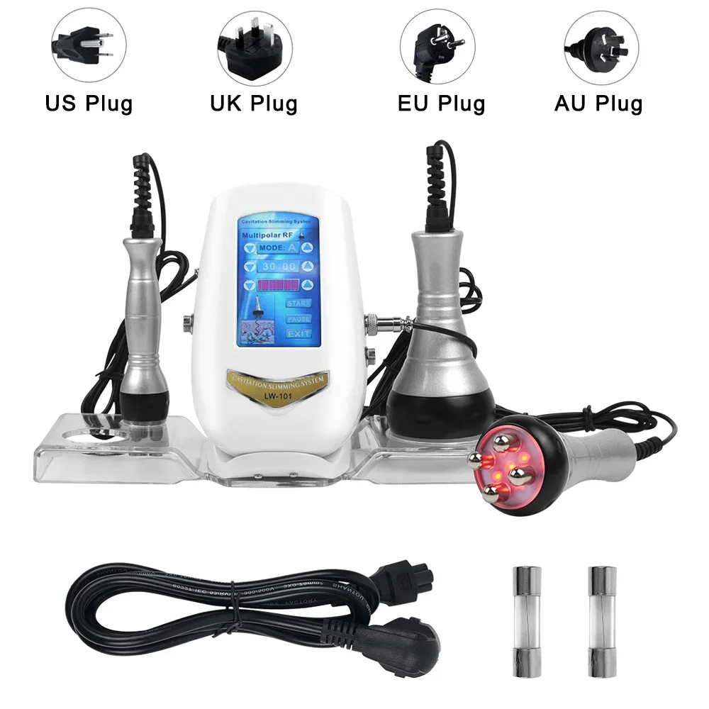 Аппарат для кавитации 40K с мультиполярным RF-лифтингом для тела и лица, три функциональные насадки, для похудения, коррекции фигуры, сжигания жира, косметологический аппарат для дома и салона
Аппарат для кавитации 40K с мультиполярным RF-лифтингом для тела и лица, три функциональные насадки, для похудения, коррекции фигуры, сжигания жира, косметологический аппарат для дома и салона