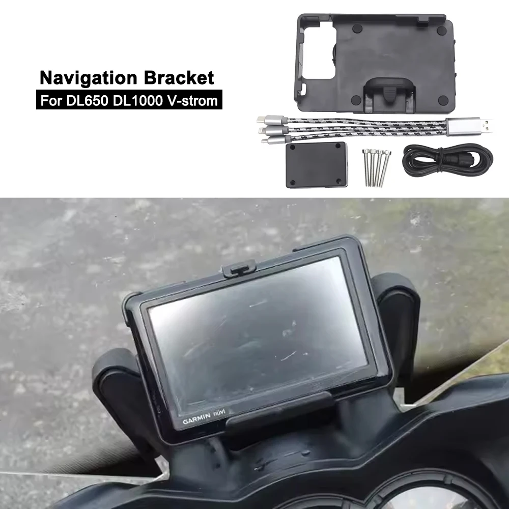 Motorcycle Navigation Bracket GPS Smart Phone Mount Adapter Holder Black For Suzuki DL650 DL1000 DL 650 DL 1000 V-strom 650 1000
Motorcycle Navigation Bracket GPS Smart Phone Mount Adapter Holder Black For Suzuki DL650 DL1000 DL 650 DL 1000 V-strom 650 1000