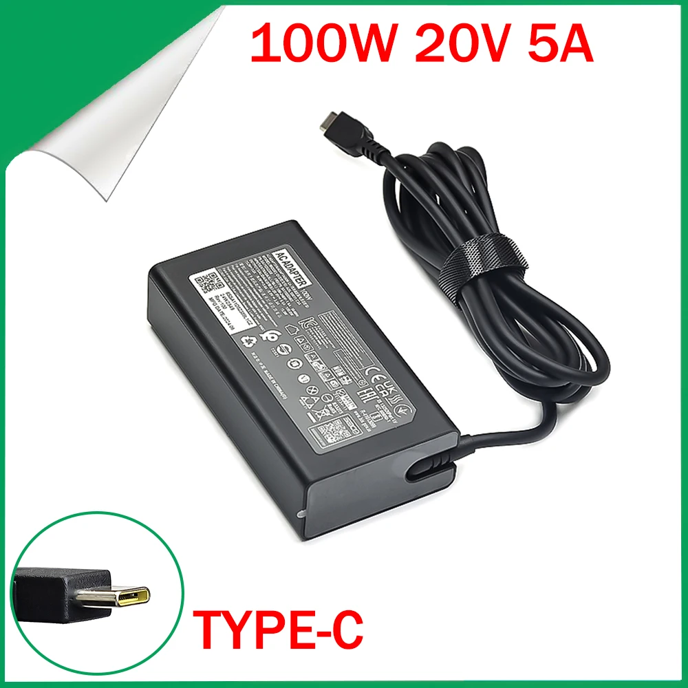 20V 5A 100W USB C Type-C Laptop Charger AC Adapter For Lenovo Idea Pad5 Pro16 Power Supply ADL100YLC3A ADL100YDC3A
20V 5A 100W USB C Type-C Laptop Charger AC Adapter For Lenovo Idea Pad5 Pro16 Power Supply ADL100YLC3A ADL100YDC3A