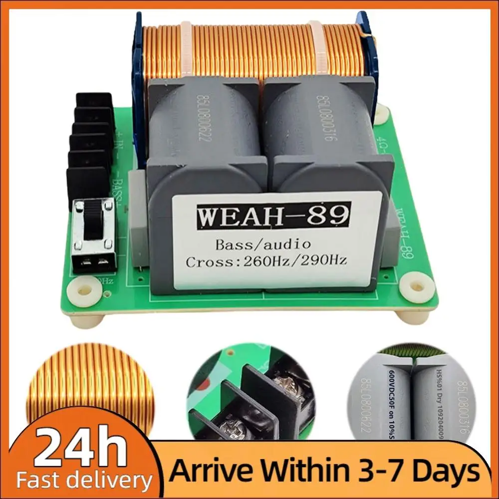 Subwoofer Speaker Frequency Divider Adjustable Frequency Point Audio Crossover Filter Crossover Frequency Distributor Divider
Subwoofer Speaker Frequency Divider Adjustable Frequency Point Audio Crossover Filter Crossover Frequency Distributor Divider