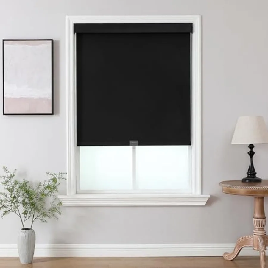 100% out Roller Shades Pro,Free-Stop Cordless Blinds for Windows, UV Protection, Natural Woven Blinds for Home and Office, Ligh
100% out Roller Shades Pro,Free-Stop Cordless Blinds for Windows, UV Protection, Natural Woven Blinds for Home and Office, Ligh