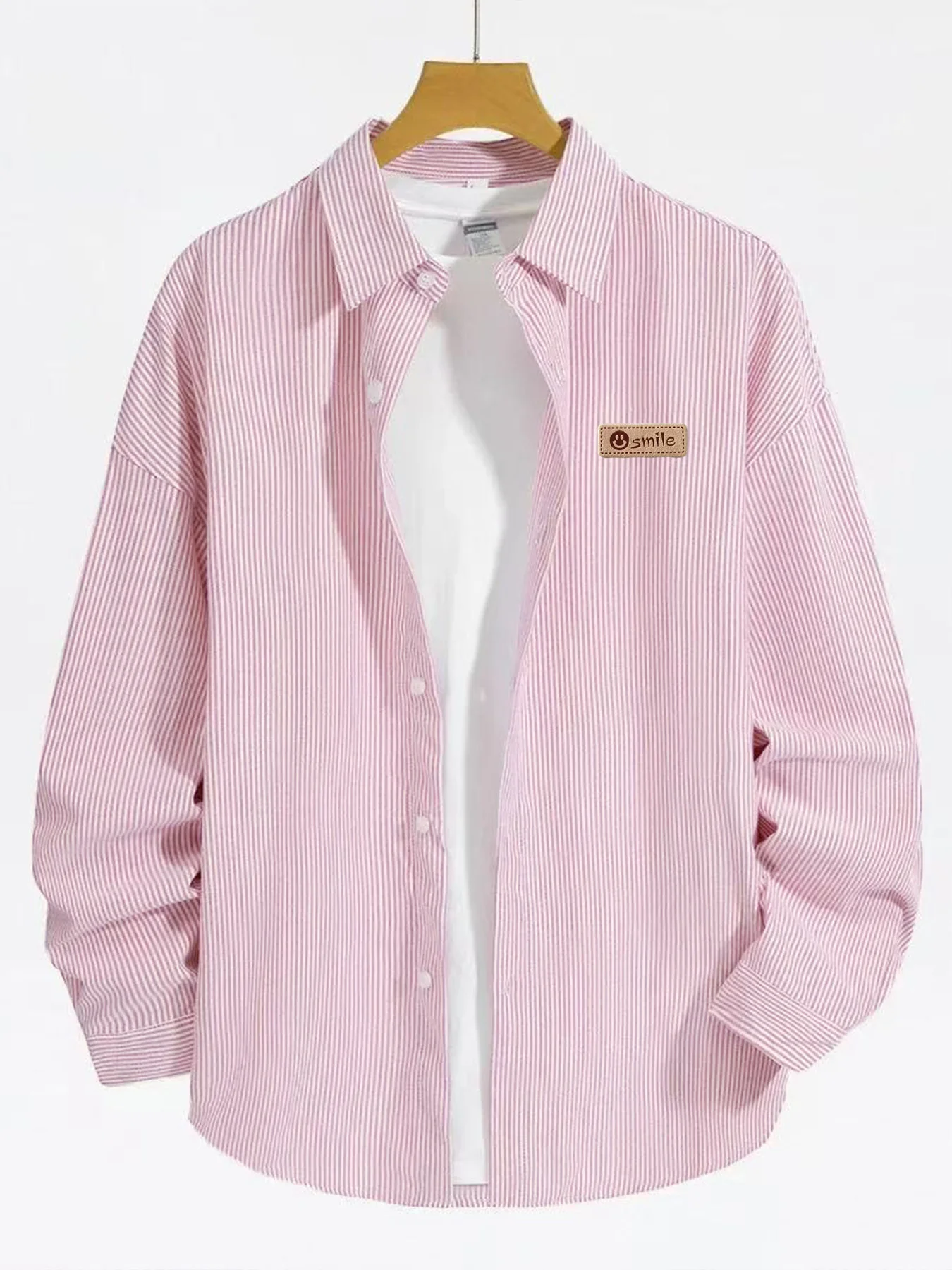 Spring and Autumn New Trendy Men's Fashion Niche Square Logo Pattern Casual Versatile Long-Sleeve Shirt
Spring and Autumn New Trendy Men's Fashion Niche Square Logo Pattern Casual Versatile Long-Sleeve Shirt