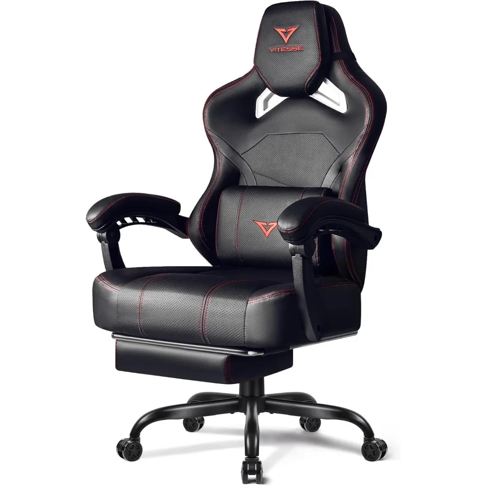 Tall Gaming Chair, Weighing 400 Pounds, with Foot Pedals, Ergonomically Designed Electronic Gaming Chair
Tall Gaming Chair, Weighing 400 Pounds, with Foot Pedals, Ergonomically Designed Electronic Gaming Chair