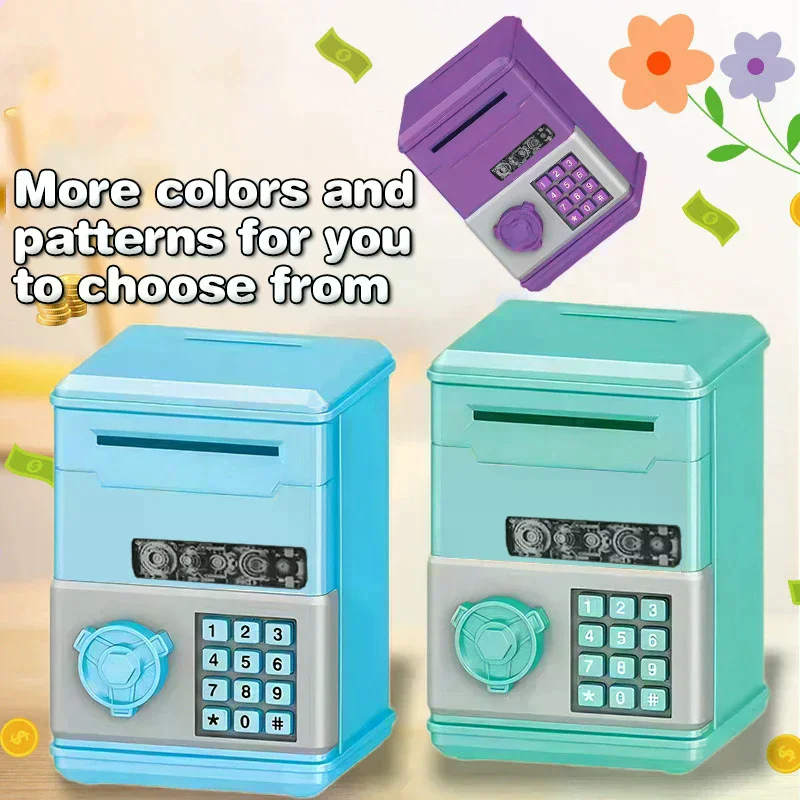 Box Automatic Mini Safe Coins Cash Saving Money Password Counter Code Key Lock Coin Bank ATM Child
Box Automatic Mini Safe Coins Cash Saving Money Password Counter Code Key Lock Coin Bank ATM Child