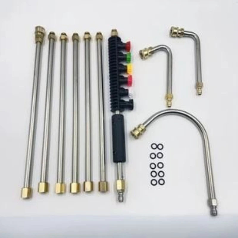 1 /4 Inch Quick Connect 10 Pieces Stainless Steel Extension U Rod Kit for High Pressure Washer Spray Gun
1 /4 Inch Quick Connect 10 Pieces Stainless Steel Extension U Rod Kit for High Pressure Washer Spray Gun