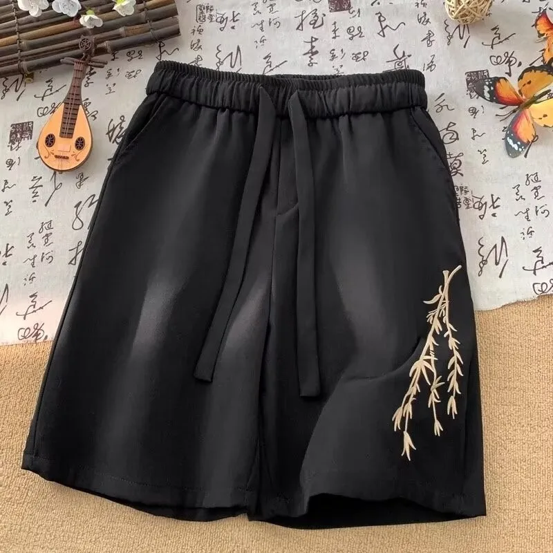 【 M-8XL 】Chinese Style Bamboo Print Shorts Men's Casual Drawstring Loose Streetwear Shorts
【 M-8XL 】Chinese Style Bamboo Print Shorts Men's Casual Drawstring Loose Streetwear Shorts