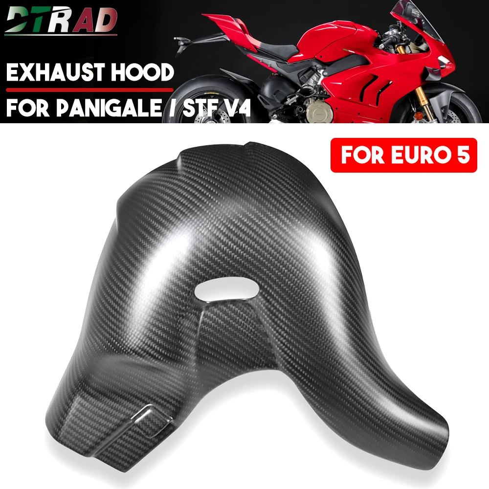 Euro 5 For DUCATI Streetfighter Panigale V4 V4S V4R 2023 2024 Carbon Fiber Exhaust Hood Heat Insulation Motorcycle Accessories
Euro 5 For DUCATI Streetfighter Panigale V4 V4S V4R 2023 2024 Carbon Fiber Exhaust Hood Heat Insulation Motorcycle Accessories