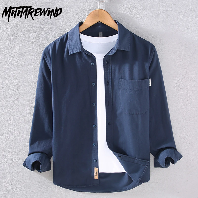 100% Cotton Long Sleeve Shirts Man Spring Fall Daily Casual Shirts Male Square Solid Pocket Shirt Simple Tops Versatile Shirt
100% Cotton Long Sleeve Shirts Man Spring Fall Daily Casual Shirts Male Square Solid Pocket Shirt Simple Tops Versatile Shirt
