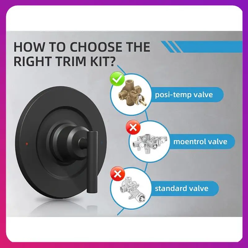 ABKL-Replacement For Moen Single Lever Handle T2901BL Trim Kit, For Moen Gibson Posi-Temp Shower/Tub Pressure Balanced Valves
ABKL-Replacement For Moen Single Lever Handle T2901BL Trim Kit, For Moen Gibson Posi-Temp Shower/Tub Pressure Balanced Valves