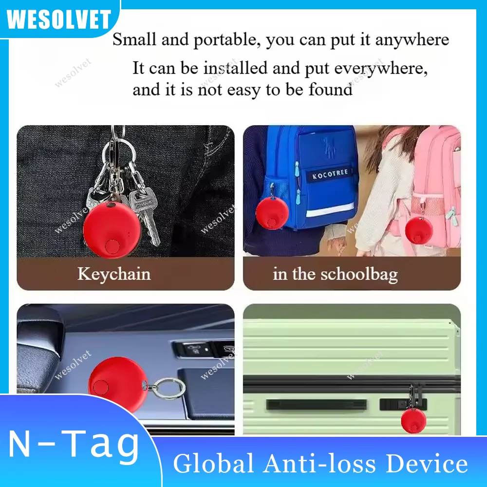 Smart Tracker Tags Mini Tag For iOS For Google Find My APP Anti-Lost Reminder Device Locator Key Elderly Pet Kids Finder
Smart Tracker Tags Mini Tag For iOS For Google Find My APP Anti-Lost Reminder Device Locator Key Elderly Pet Kids Finder