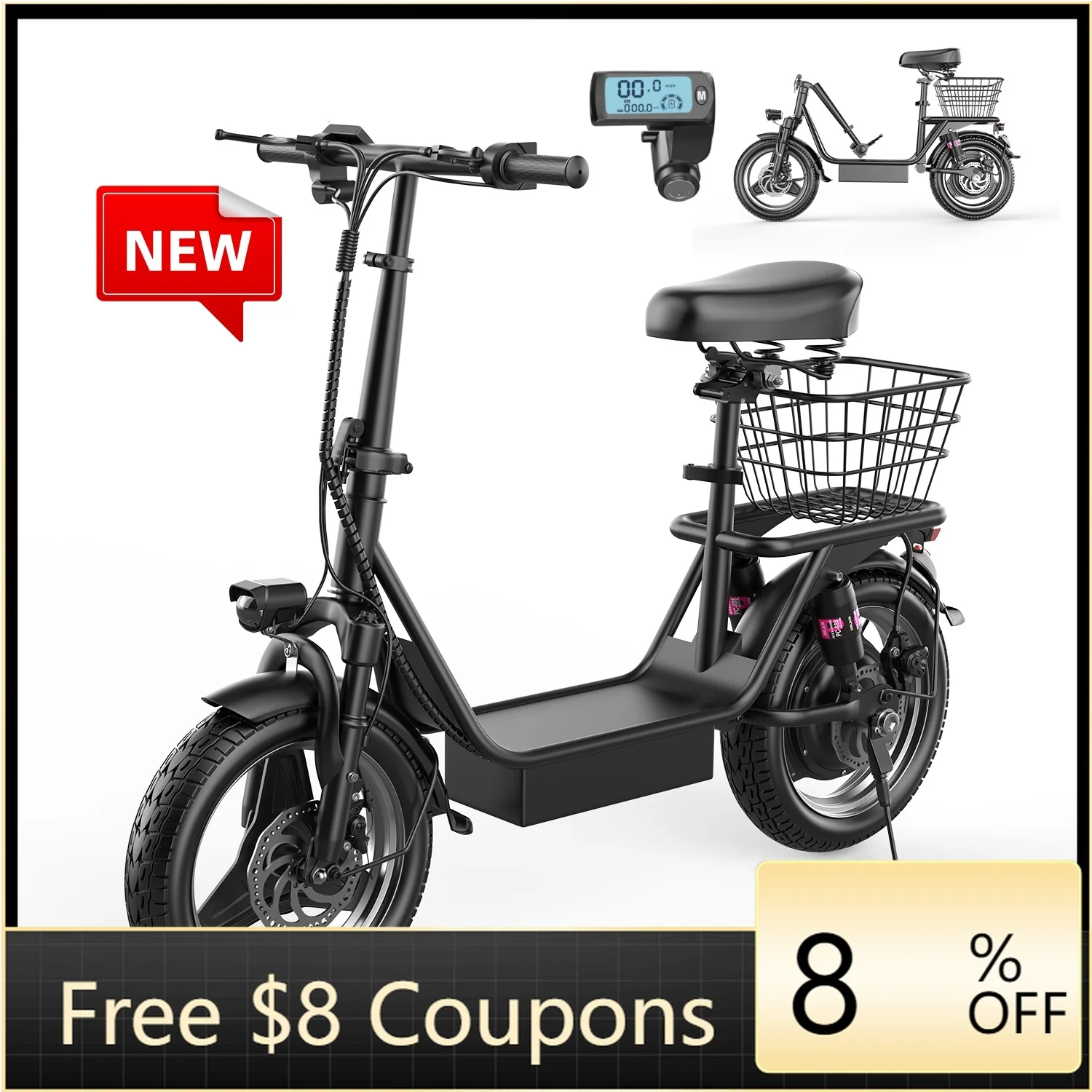 STLF DZ WJW Advanced Customized 2000W 1200W 1000W 800W 500w 36V 48V E-scooter Powerful Electric Scooters for Adult with Rear Car
STLF DZ WJW Advanced Customized 2000W 1200W 1000W 800W 500w 36V 48V E-scooter Powerful Electric Scooters for Adult with Rear Car