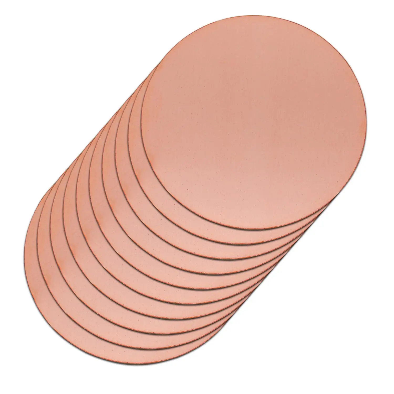 1-3/16" Copper Round Discs 20 Gauge 0.8mm Pure Copper Sheets for Jewelry Making, Crafts, Electrical DIY - 10 Pack
1-3/16" Copper Round Discs 20 Gauge 0.8mm Pure Copper Sheets for Jewelry Making, Crafts, Electrical DIY - 10 Pack