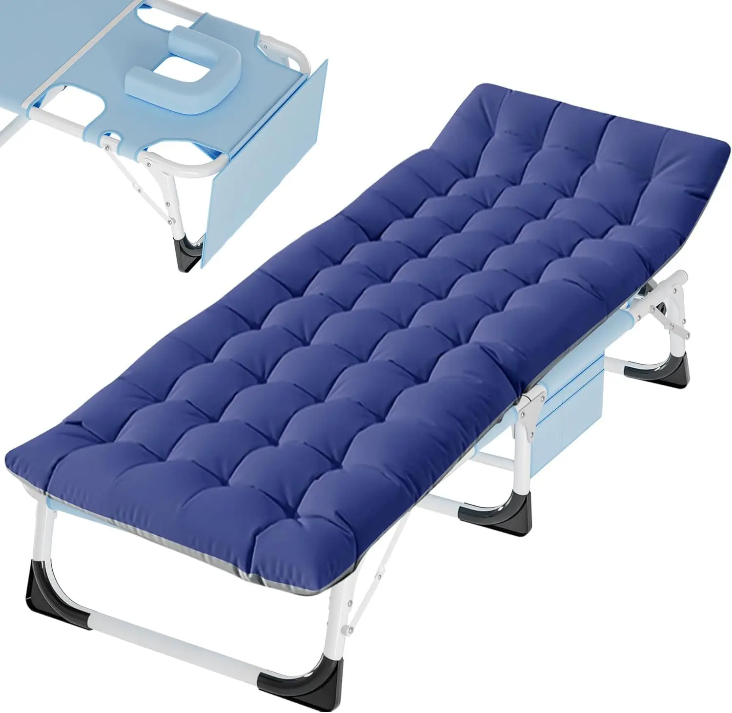 Складная кроватка для кемпинга, сверхмощный шезлонг для загара для взрослых, портативная складная уличная кроватка
Складная кроватка для кемпинга, сверхмощный шезлонг для загара для взрослых, портативная складная уличная кроватка