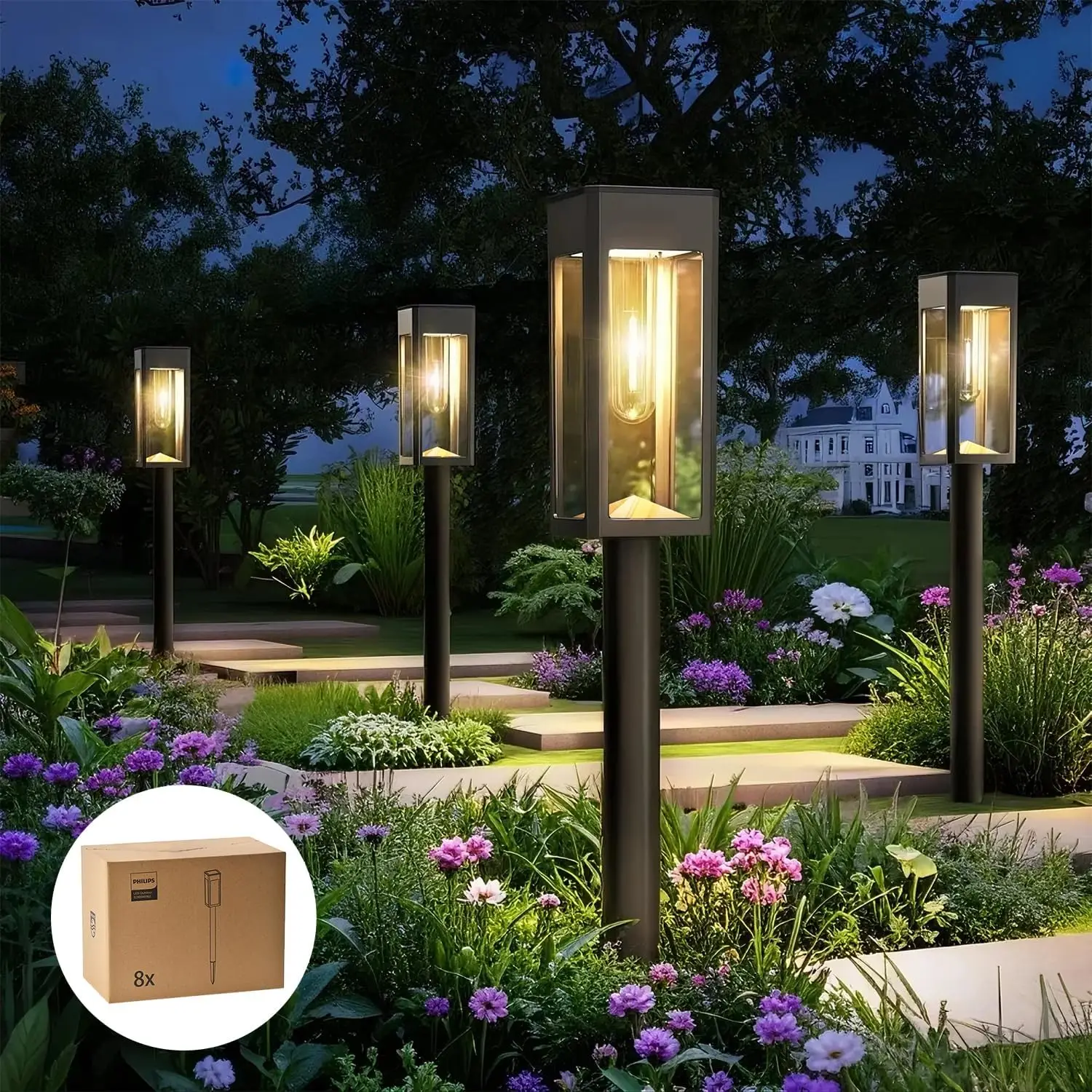 Outdoor Spotlights Frosted Glass 6x6 Post Fit Angle Adjustable Dusk to Dawn Fall Stone Gray
Outdoor Spotlights Frosted Glass 6x6 Post Fit Angle Adjustable Dusk to Dawn Fall Stone Gray