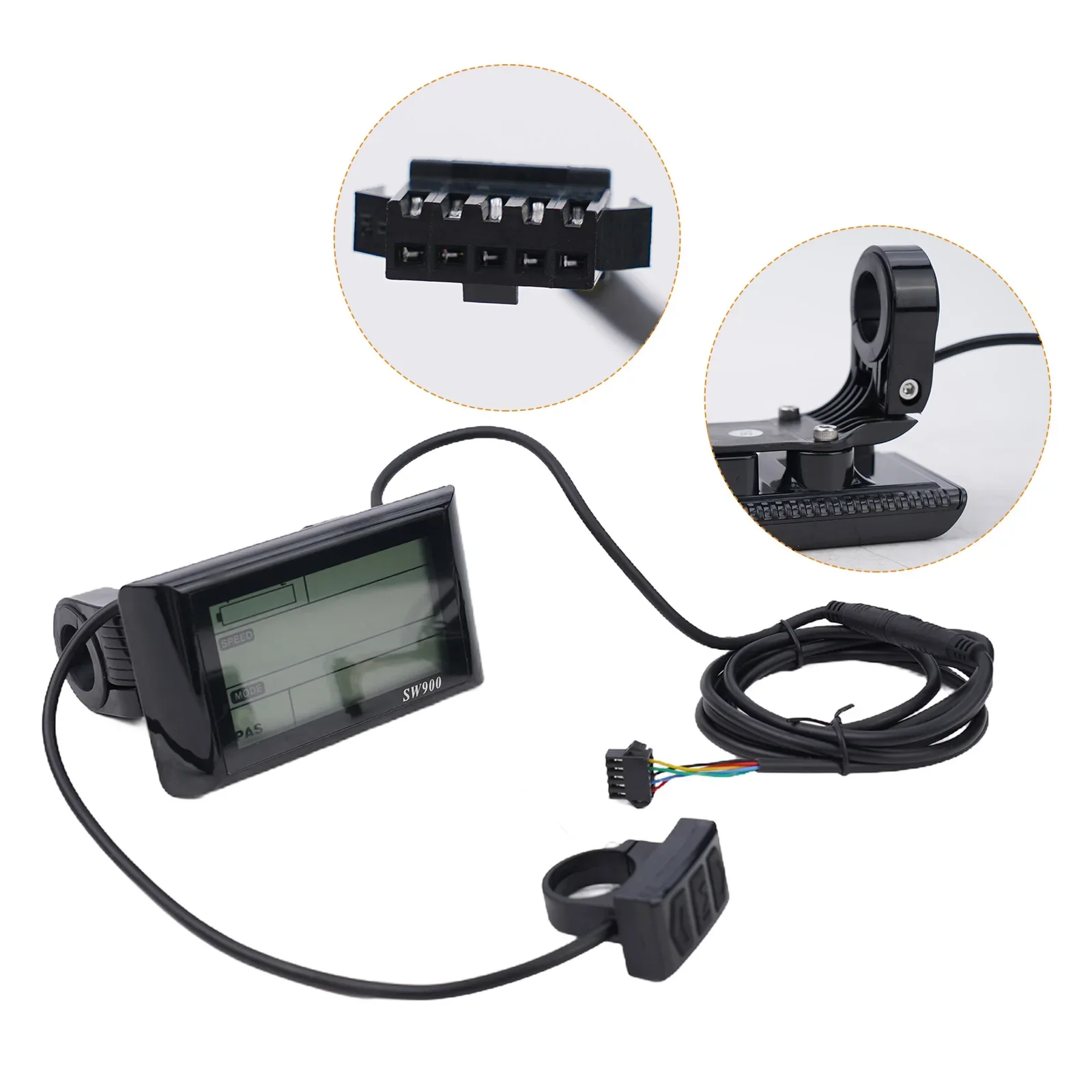Electric Bicycle Display Meter Display Screen Cycling Outdoor Sports Useful Electric Bike LCD Display LCD S900 110*62mm 180cm
Electric Bicycle Display Meter Display Screen Cycling Outdoor Sports Useful Electric Bike LCD Display LCD S900 110*62mm 180cm