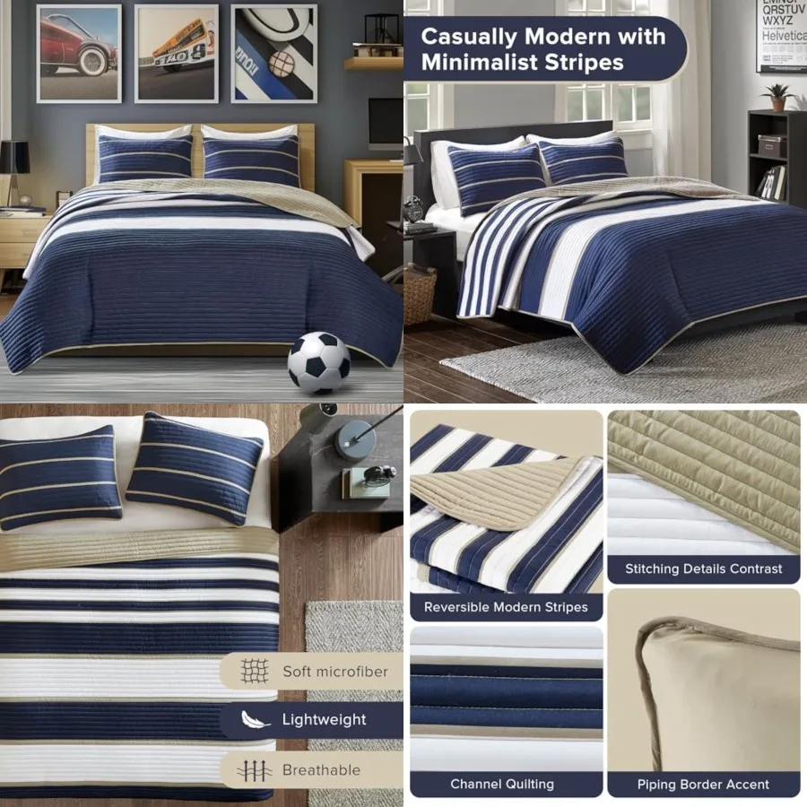 Quilt Set Trendy Casual Fun, Vibrant Color Design, Hypoallergenic All Season, Lightweight Coverlet Bedspread Cozy Bedding Sham
Quilt Set Trendy Casual Fun, Vibrant Color Design, Hypoallergenic All Season, Lightweight Coverlet Bedspread Cozy Bedding Sham