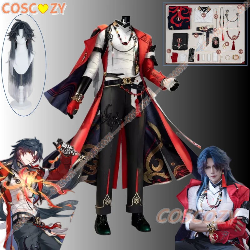 Honkai: Star Rail Newly Blade Cosplay Costume Wig Gorgeous Handsome High Quality Blade Outfit Men Clothes Halloween Carnival
Honkai: Star Rail Newly Blade Cosplay Costume Wig Gorgeous Handsome High Quality Blade Outfit Men Clothes Halloween Carnival