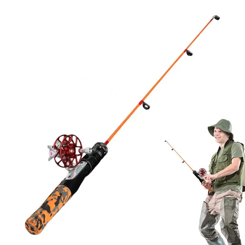 Winter Fishing Pole Foldable Ice Fishing Portable Rod And Reel Combo Ice Fishing Rod And Reel Combo With Non-slip EVA Grip For
Winter Fishing Pole Foldable Ice Fishing Portable Rod And Reel Combo Ice Fishing Rod And Reel Combo With Non-slip EVA Grip For