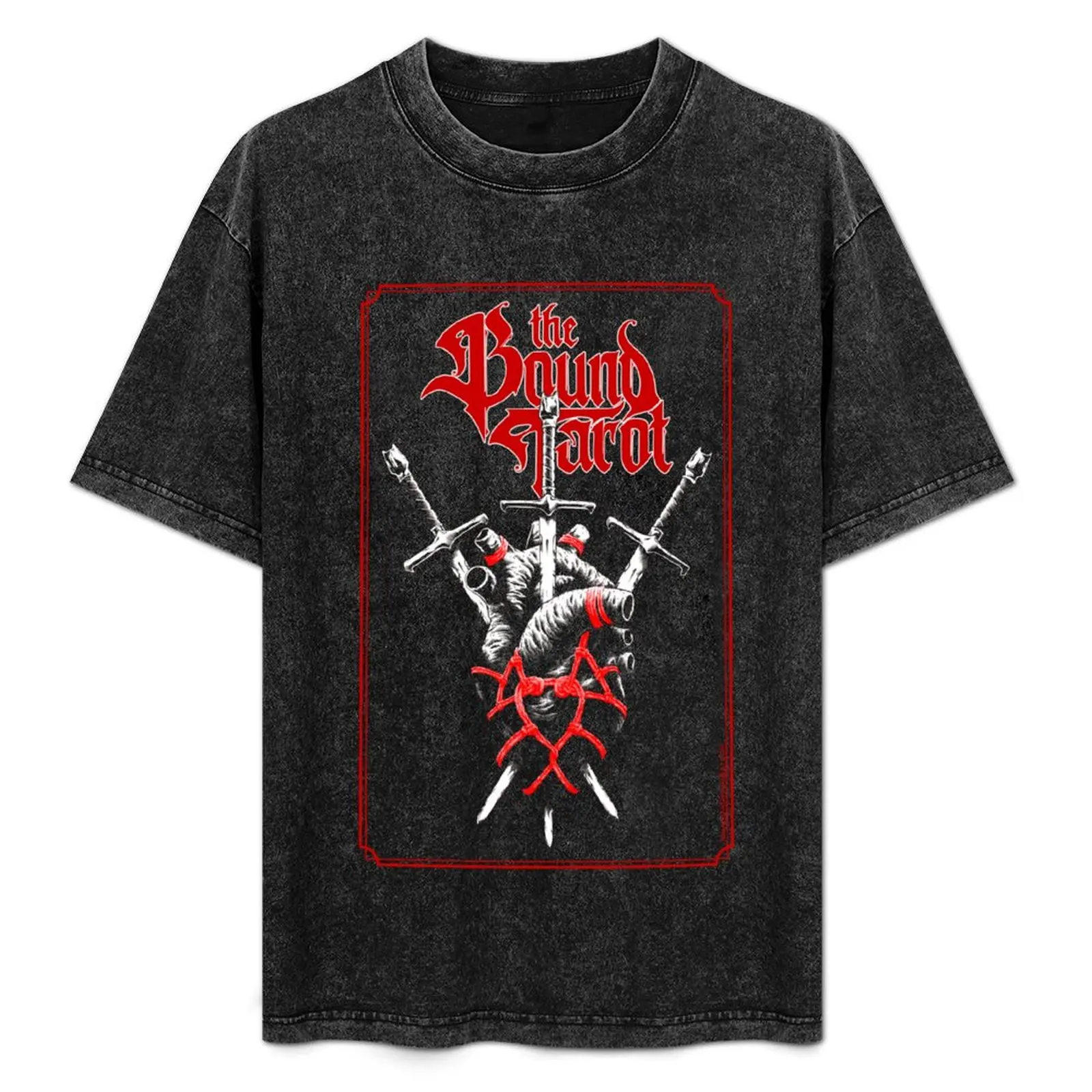 The Bound Tarot Three Of Swords T-Shirt Casual Simple Design Short Sleeve Shirt
The Bound Tarot Three Of Swords T-Shirt Casual Simple Design Short Sleeve Shirt
