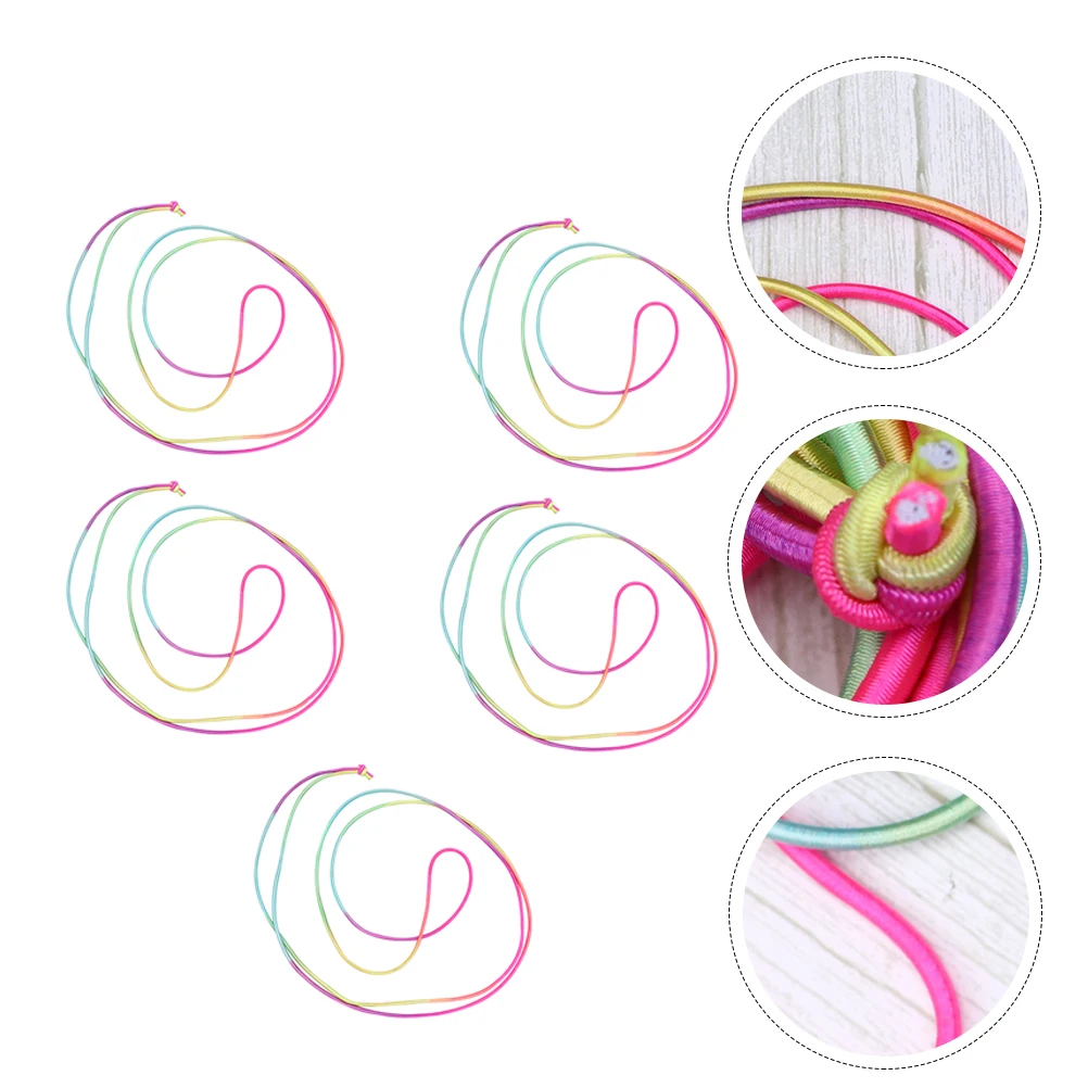 5Pcs Seven Skipping Ropes Lightweight Kids Toys for Park School Play Training Rubber Band Skipping Toy Sports Weight Loss Gifts
5Pcs Seven Skipping Ropes Lightweight Kids Toys for Park School Play Training Rubber Band Skipping Toy Sports Weight Loss Gifts