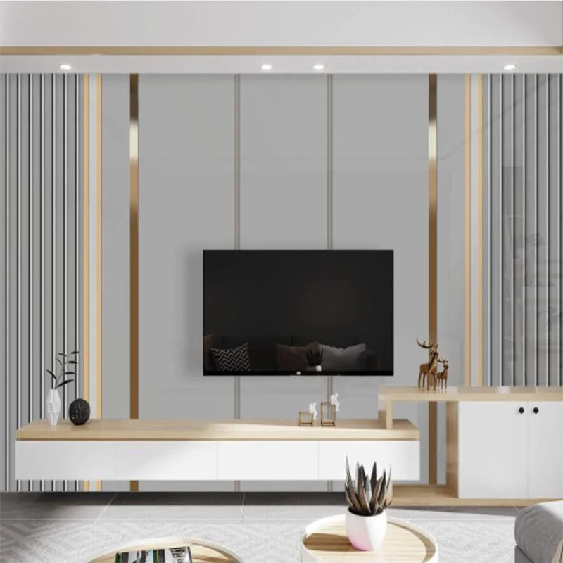 Customized mural 3D papel de parede modern minimalist line grille TV background wall living room hotel decoration painting Обои
Customized mural 3D papel de parede modern minimalist line grille TV background wall living room hotel decoration painting Обои