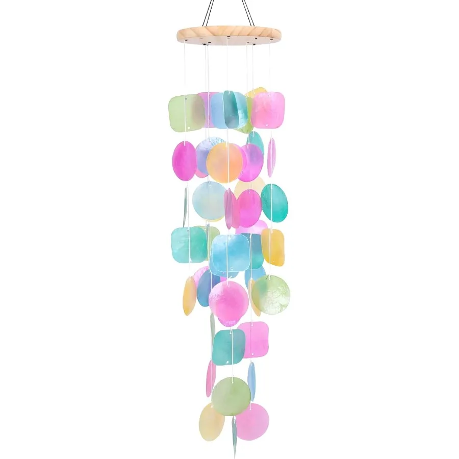 Shell Wind Chimes for Outside Handcrafted Capiz Shell Windchime Coastal Dr for Indoor Outdoors Garden Yard Coastal Beach Dr Wom
Shell Wind Chimes for Outside Handcrafted Capiz Shell Windchime Coastal Dr for Indoor Outdoors Garden Yard Coastal Beach Dr Wom