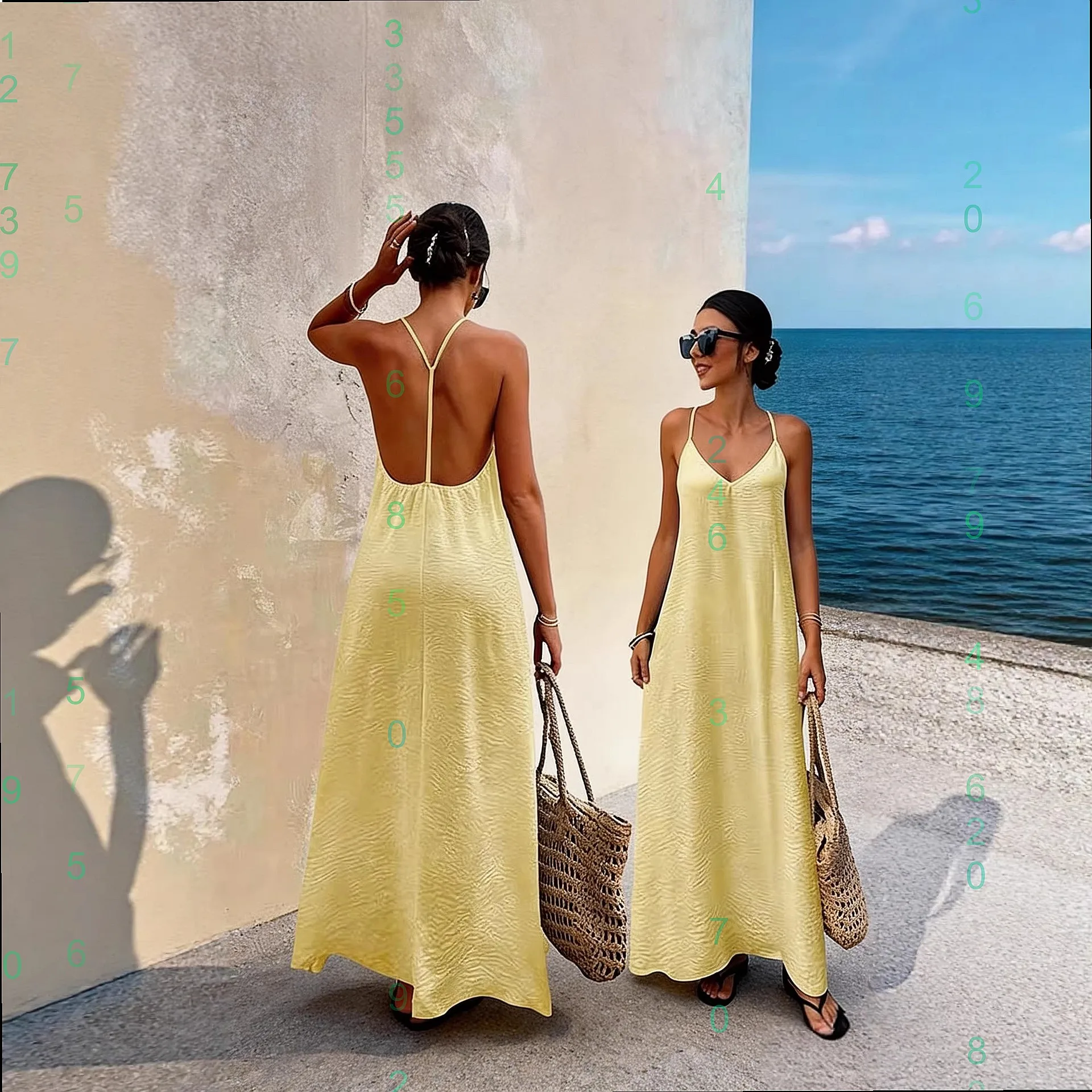 Sexy Sleeveless Deep V Summer Dress for Women Elegant Party Bodycon Dresses Jumpsuit Playsuit
Sexy Sleeveless Deep V Summer Dress for Women Elegant Party Bodycon Dresses Jumpsuit Playsuit