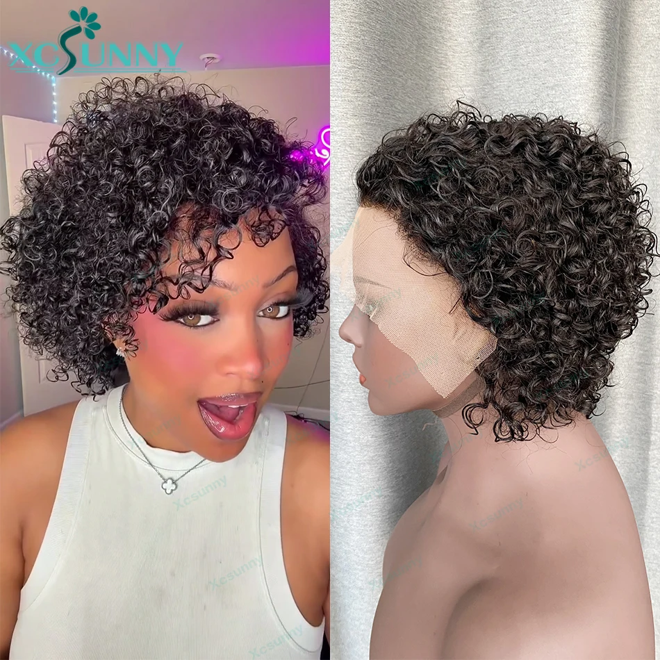 Cute Curly Bob Wigs Human Hair Short 13x6 Lace Front Wig Water Wave 5x5 HD Lace Closure Human Hair Wig Glueless For Women
Cute Curly Bob Wigs Human Hair Short 13x6 Lace Front Wig Water Wave 5x5 HD Lace Closure Human Hair Wig Glueless For Women