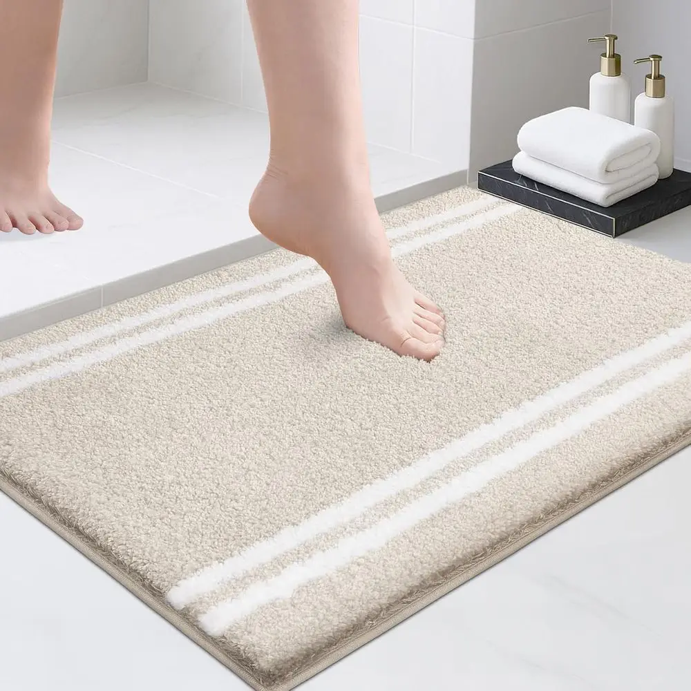 20x30 Non-Slip Washable Shaggy Microfiber Bathroom Rug, Super Absorbent, Quick Dry, Plush Bath Mat for Bathtub, Shower, Sink, Be
20x30 Non-Slip Washable Shaggy Microfiber Bathroom Rug, Super Absorbent, Quick Dry, Plush Bath Mat for Bathtub, Shower, Sink, Be