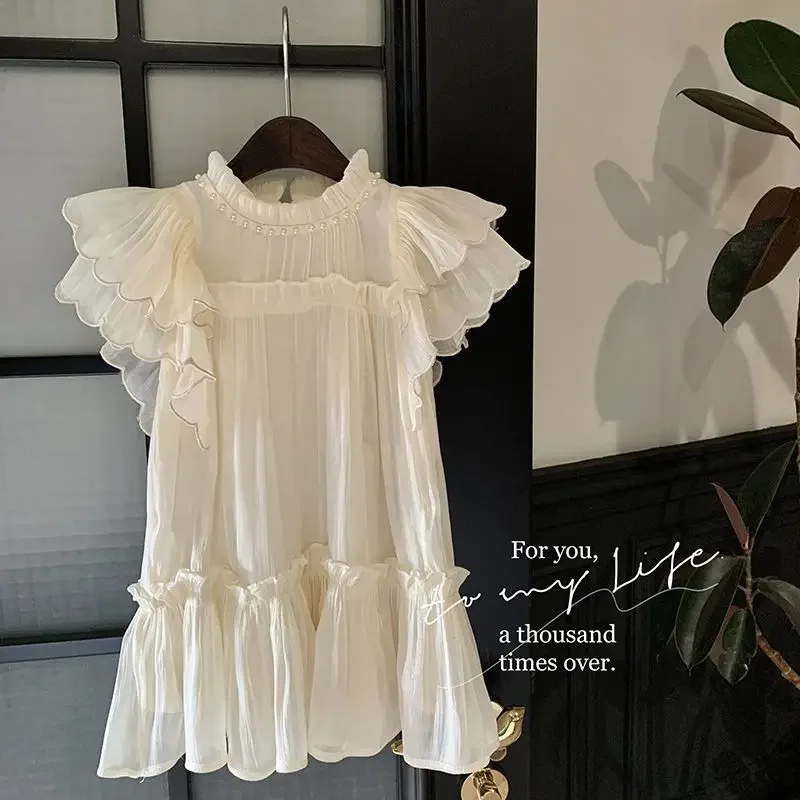2024 Baby Girls Summer Dress Beaded Fashion Ruffles Birthday Princess Dresses Elegant Girl Children Vestidos Clothes
2024 Baby Girls Summer Dress Beaded Fashion Ruffles Birthday Princess Dresses Elegant Girl Children Vestidos Clothes