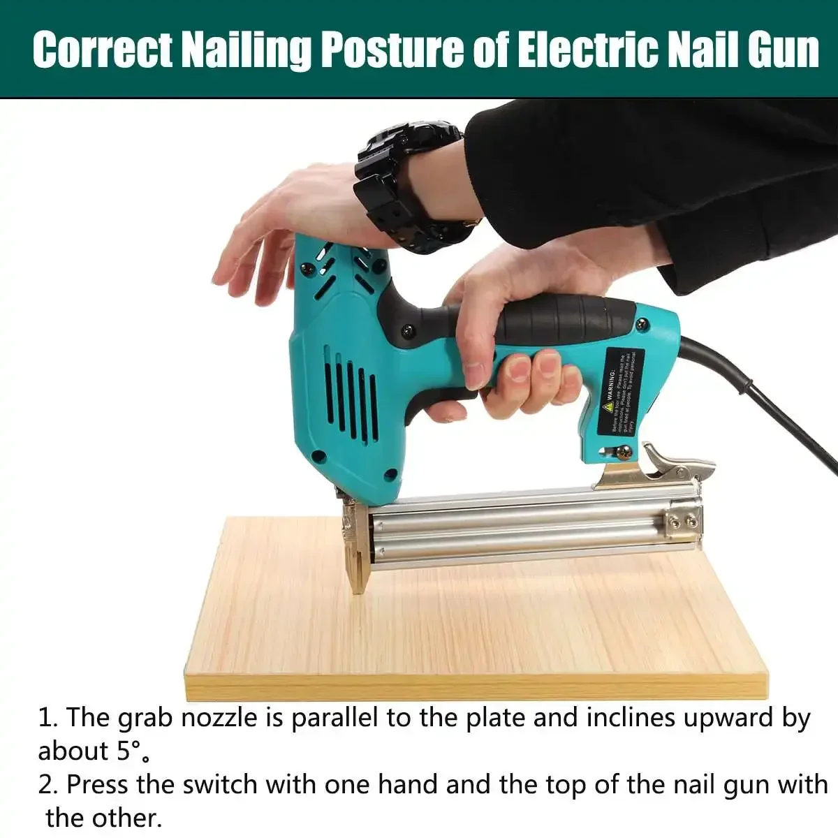 Electric Straight Nail Gun 2000W 220V 10-30mm High Power Heavy-Duty Woodworking Tool Electrical Staple Nail Guns
Electric Straight Nail Gun 2000W 220V 10-30mm High Power Heavy-Duty Woodworking Tool Electrical Staple Nail Guns