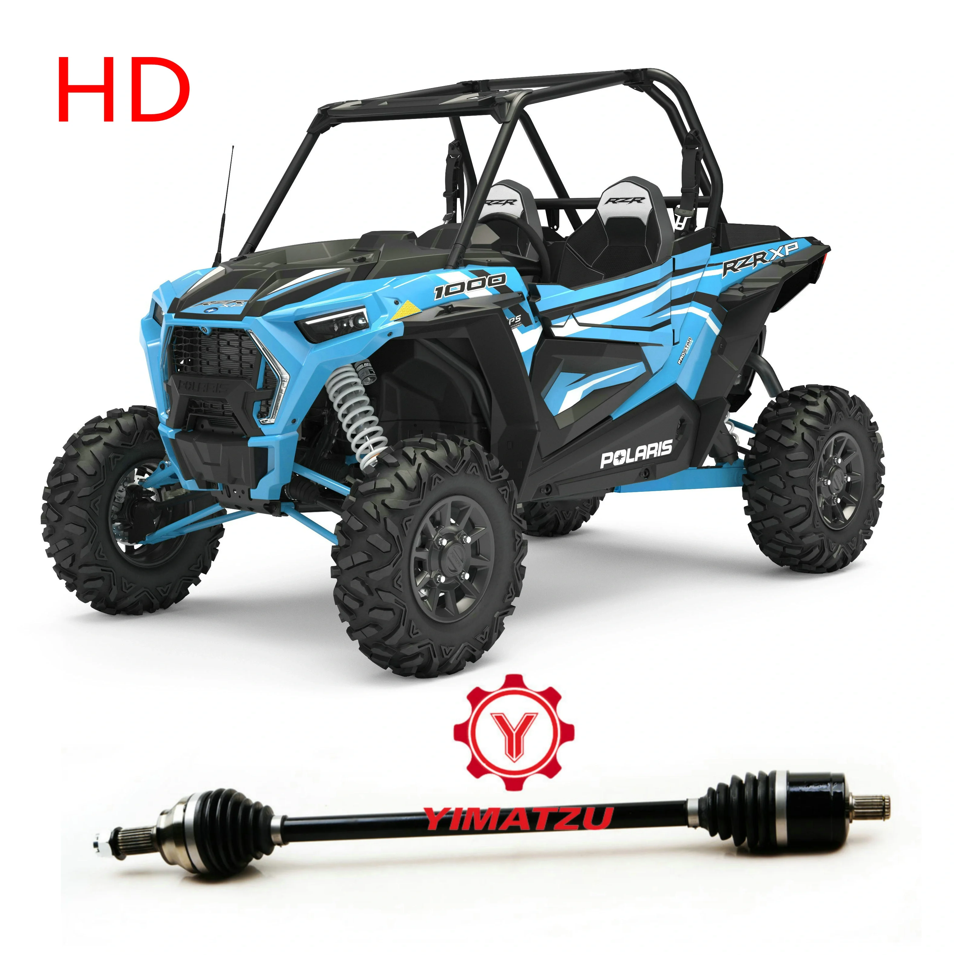 YIMATZU Front left and right half axis North Star Razor Polaris RZR XP 1000 2016-18 POL-6063HD/1333434
YIMATZU Front left and right half axis North Star Razor Polaris RZR XP 1000 2016-18 POL-6063HD/1333434