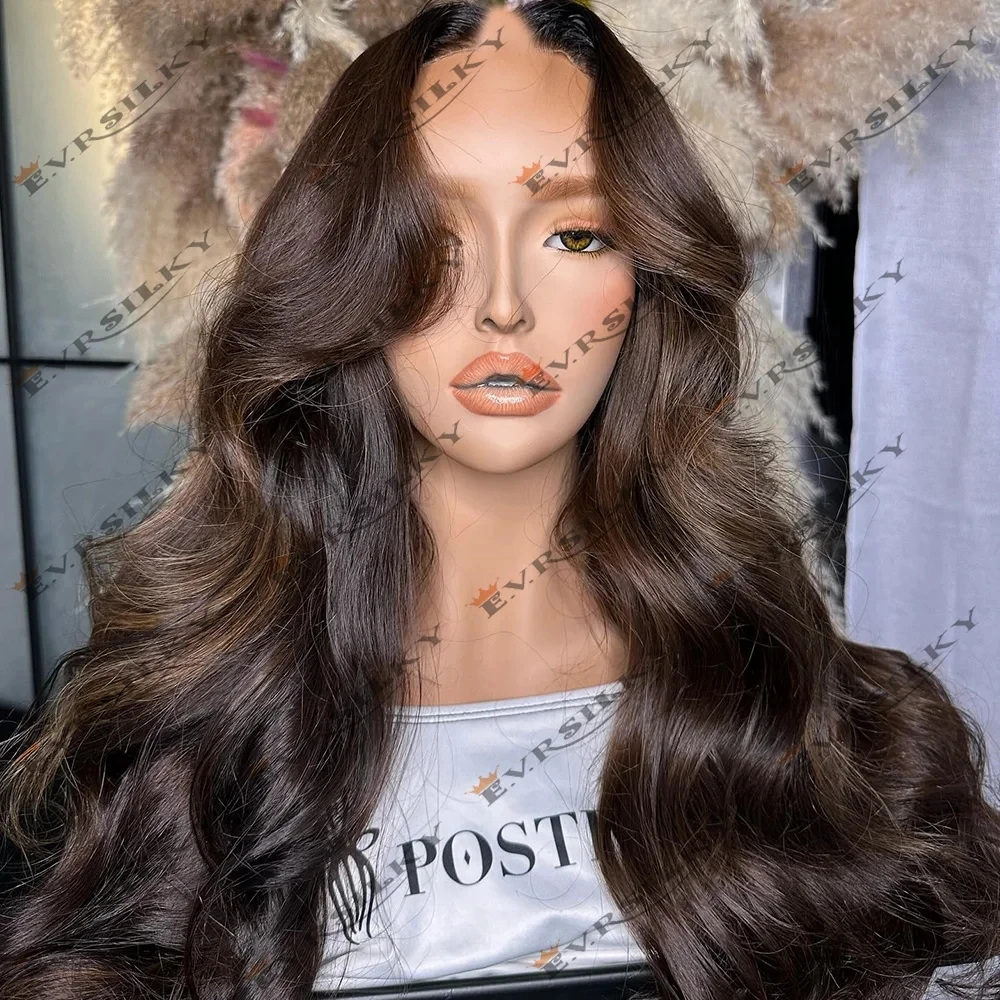 Highlight Chestnut Brown V Part Wigs Body Wave High Density 250% 100% Human Hair 1X4 Size U Part Wig for Black Women Glueless
Highlight Chestnut Brown V Part Wigs Body Wave High Density 250% 100% Human Hair 1X4 Size U Part Wig for Black Women Glueless