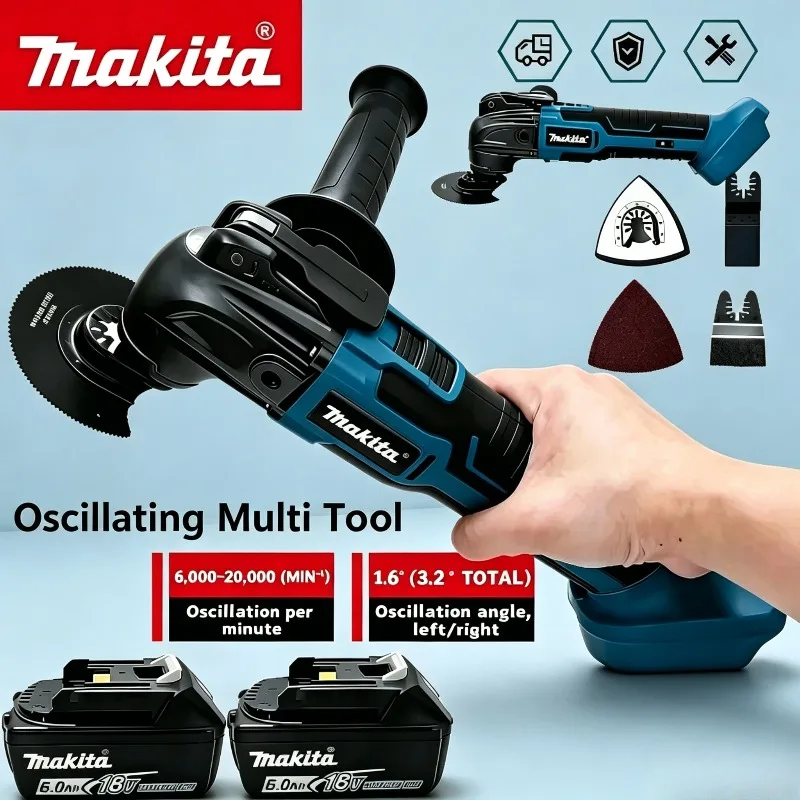 Makita Cordless Brushless 18V Multi-Functional Electric Trimmer – Quick Release, Oscillating, Quick-Change Compatible Power Tool
Makita Cordless Brushless 18V Multi-Functional Electric Trimmer – Quick Release, Oscillating, Quick-Change Compatible Power Tool