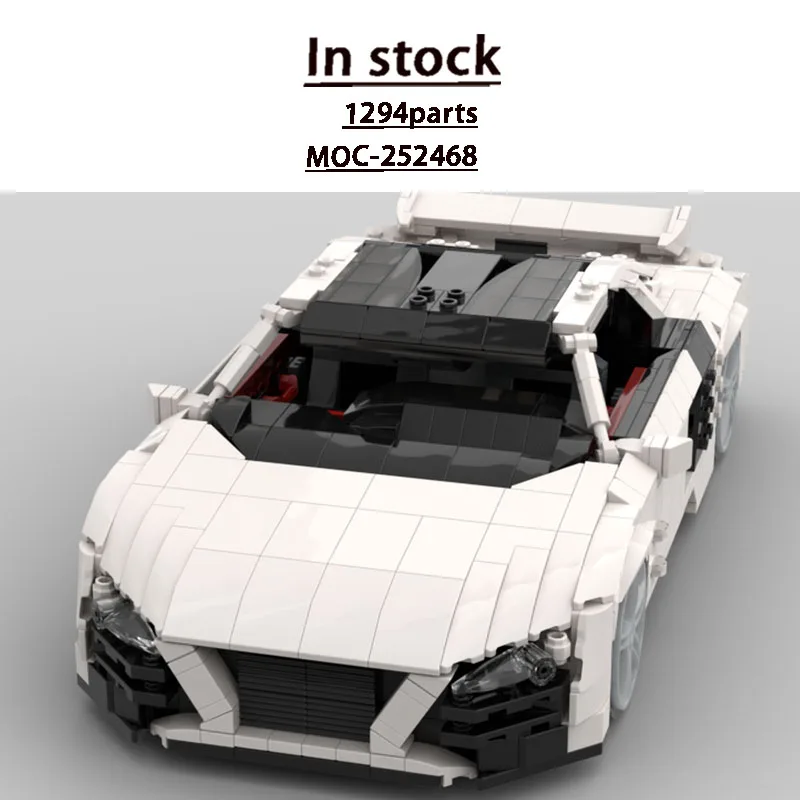 MOC-252468 New Urban Sport Iconic Supercar Racing Building Block Model 1294 Parts MOC Boys Children's Birthday Toy Gift
MOC-252468 New Urban Sport Iconic Supercar Racing Building Block Model 1294 Parts MOC Boys Children's Birthday Toy Gift