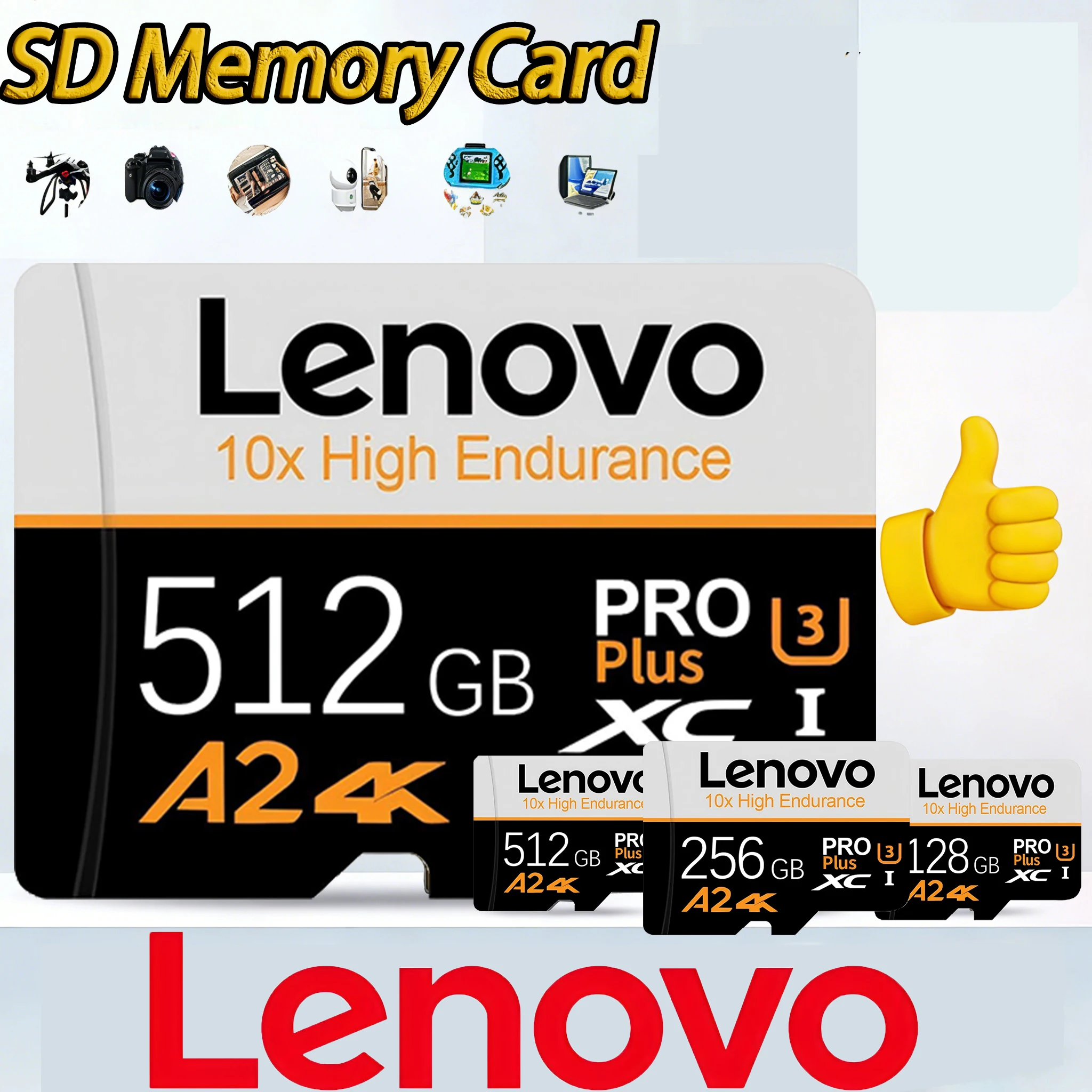 Fast Transfer Lenovo Micro TF SD Memory Card SD Cards TF Cards 512GB 256GB A2 32GB U1 for Camera / Driving Recorder
Fast Transfer Lenovo Micro TF SD Memory Card SD Cards TF Cards 512GB 256GB A2 32GB U1 for Camera / Driving Recorder