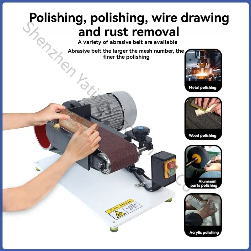1pc Vertical and Horizontal Dual Use Desktop High Speed Sand Belt Machine Metal Grinding Sand Belt Machine Polishing Machin
1pc Vertical and Horizontal Dual Use Desktop High Speed Sand Belt Machine Metal Grinding Sand Belt Machine Polishing Machin